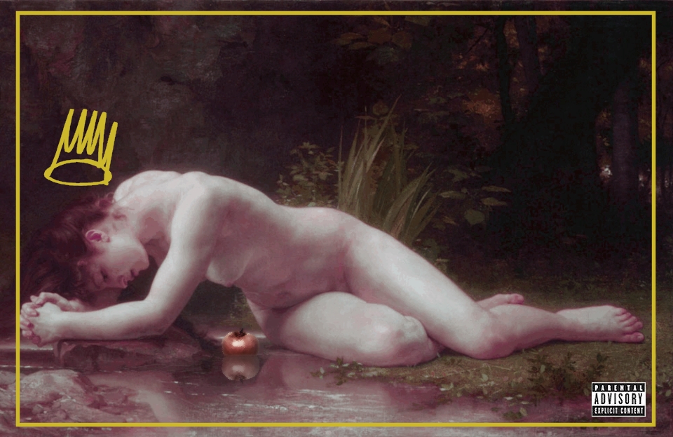J. Cole: Forbidden Fruit, edited single art